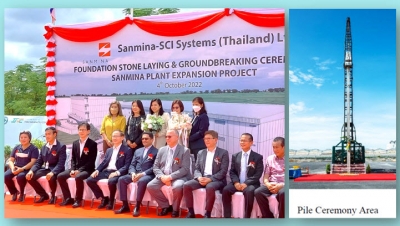 Board of IC attend a ceremony@Sanmina-sci (Thailand)